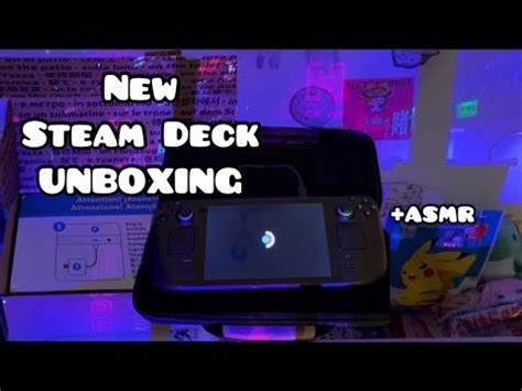 Steam Deck Unboxing Asmr Steamdeck YouTube