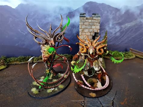 Another Wargaming Blog 3d Printed Skaven Verminlord Corruptor Slinks