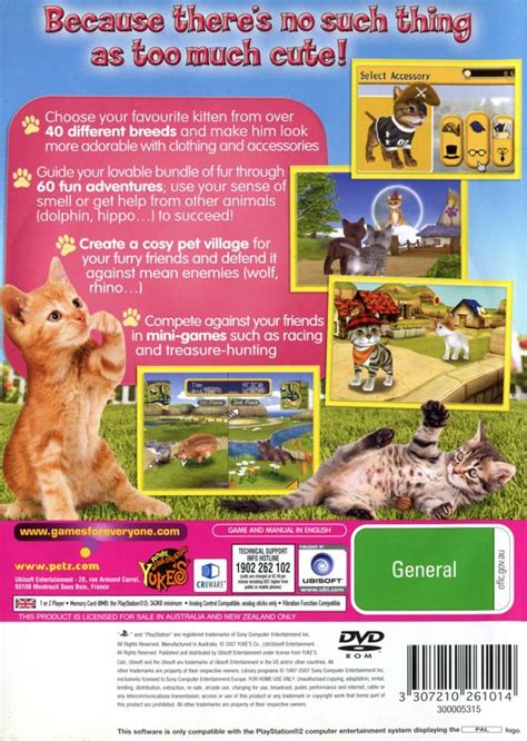 Petz Catz 2 2007 Playstation 2 Box Cover Art Mobygames