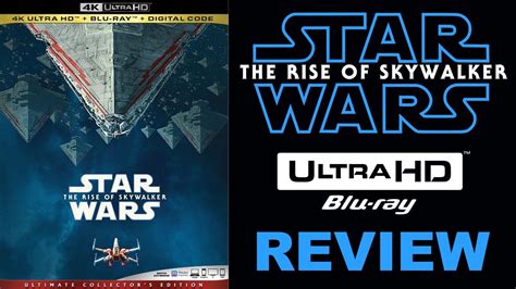 Star Wars The Rise Of Skywalker 4k Blu Ray Review Youtube