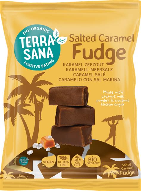 Karamellbonbon Fudge Karamell Meersalz Vegane Snacks Vegane Fudge