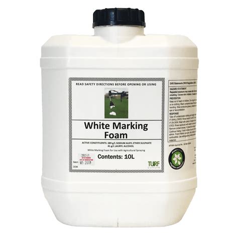 White Marking Foam Nuturf