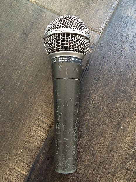 Shure Sm58 Made In Usa Reverb