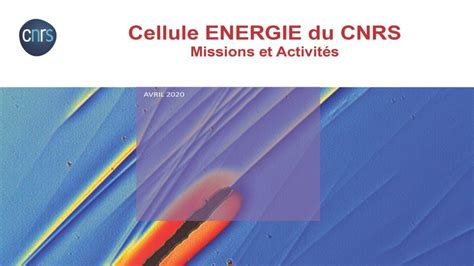 Cellule Energie Du CNRS