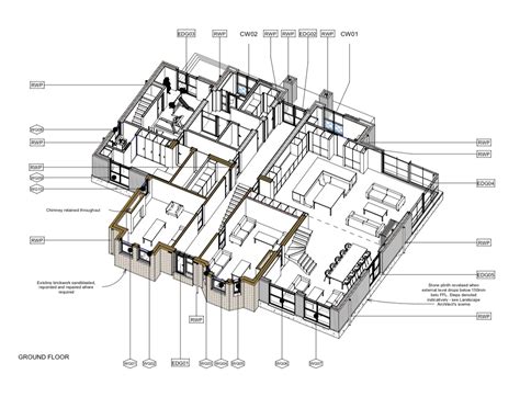 Some Riba Stage 4 Working Drawings Of Group D Architects