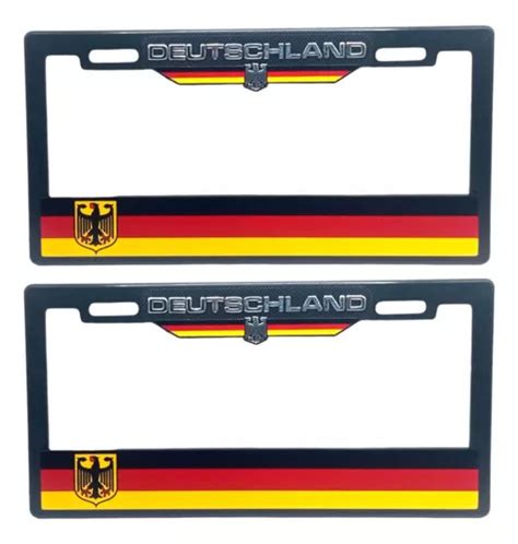 Juego Marcos Portaplacas Deutschland MercadoLibre