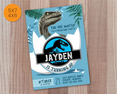 Total Images Invitaciones De Cumplea Os Jurassic World Viaterra Mx