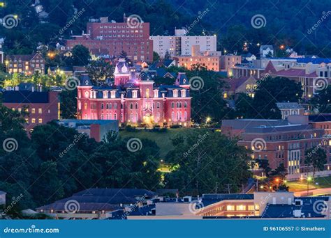 Downtown Morgantown And West Virginia University Editorial Photography