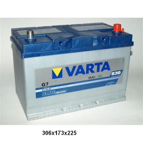 BATERIA VARTA G7 12v 95AH 830A En TIENDA ONLINE BATREGEN