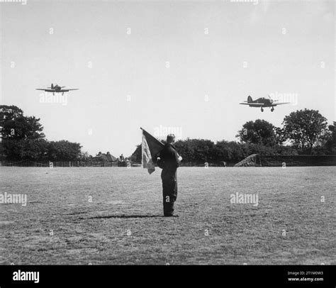 The Battle Of Britain Two Hawker Hurricane Mk Is Of No Squadron