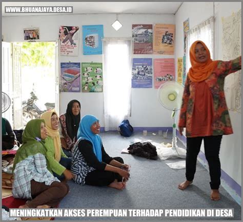 Meningkatkan Akses Perempuan Terhadap Pendidikan Di Desa Desa Bhuana Jaya Kab Kutai Kartanegara