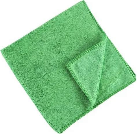 X Cm Green Microfiber Cleaning Towel Quantity Per Pack At Rs