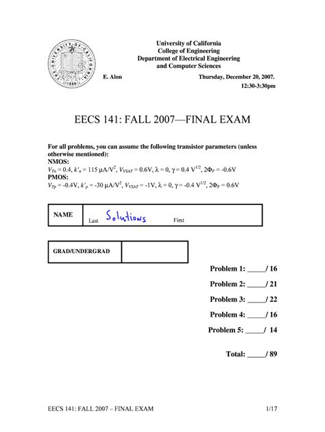 Fillable Online Hkn Eecs Berkeley Electrical Engineering And Computer