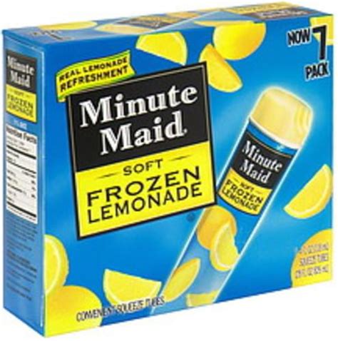 Minute Maid Soft Frozen Lemonade 7 Ea Nutrition Information Innit