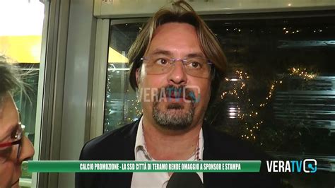 Calcio Promozione la SSD Città di Teramo al completo per la cena di