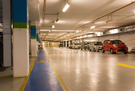 Basement Car Park stock image. Image of facilities, basement - 3181265