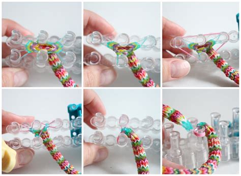 Hexafish Rainbow Loom Bracelet 10 Steps With Pictures