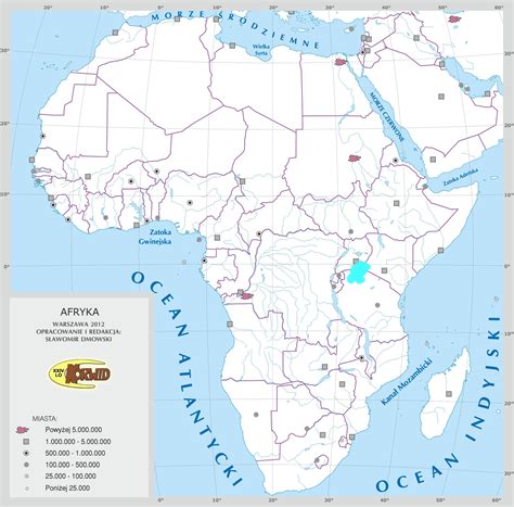 Afryka Rzeki I Jeziora Mapa Warszawa Mapa