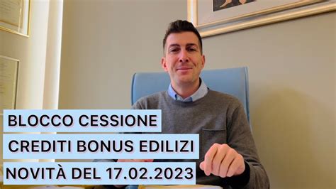 BLOCCO DEFINITIVO CESSIONE CREDITI BONUS 110 E SCONTO IN FATTURA