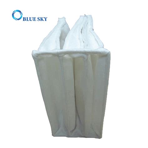 Synthetic Fiber F5 Efficiency Pocket Filter Bags For HVAC System Buy