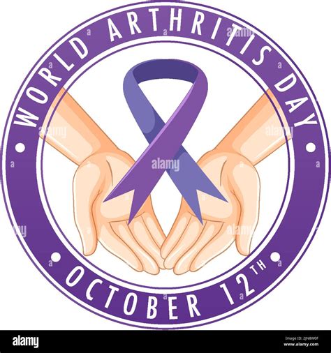 World Arthritis Day Poster Design Illustration Stock Vector Image And Art