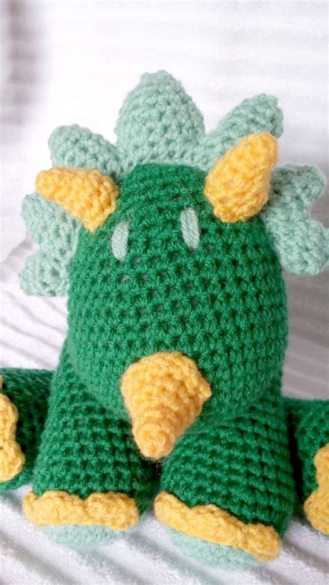 Crochet Dino Stuffed Animal Crochet Animal Stuffed Dinosaur - Etsy