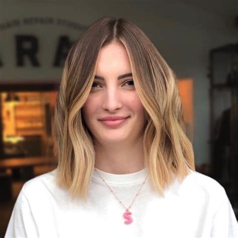 50 Best Bob And Lob Haircuts For Summer 2022 Layered Lob Blonde Haircut