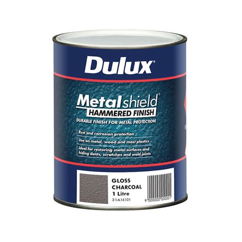 Dulux Metalshield Hammered Finish Charcoal 1l Inspirations Paint