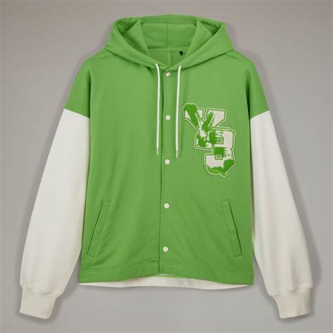 Adidas Y 3 Graphic French Terry Hoodie Green Adidas Lk