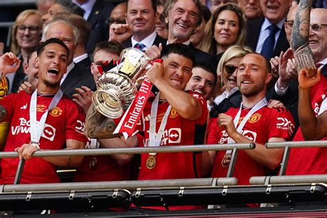 Watch Manchester United Trophy Lift As 2024 Fa Cup Champions