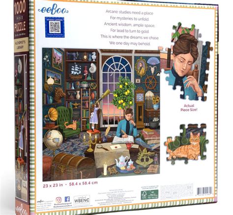 Eeboo Alchemist S Library Puzzle Pcs Puzzles Canada