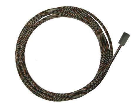 Premium 78 X 80 Ft Wire Rope Roll Off Cable With Durable Button Stop