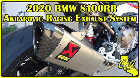 2020 Bmw S1000rr Akrapovic Racing Exhaust System Sound Youtube