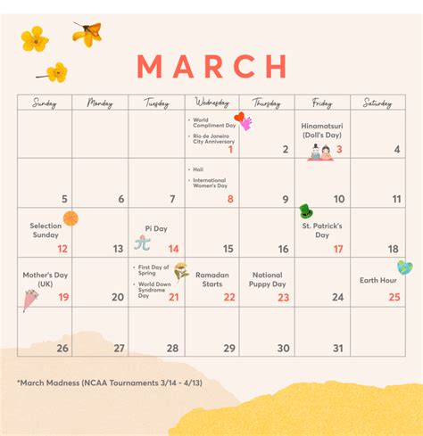 March 2023 Holiday Calendar New Jetpack Site