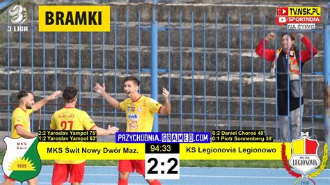 Tv Nsk Pl Bramki Mks Wit Nowy Dw R Maz Ks Legionovia Legionowo