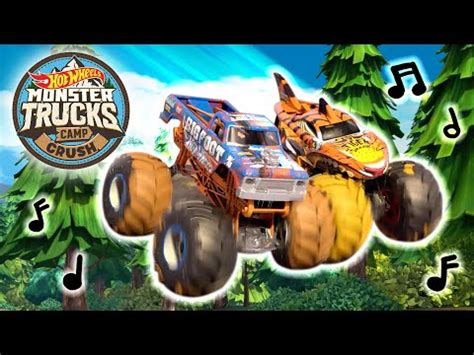 Clip Vid O Officiel Monster Trucks Camp Crush Hot Wheels