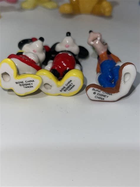 Disney Bone China Porcelain Mickey And Minnie Mouse With Other