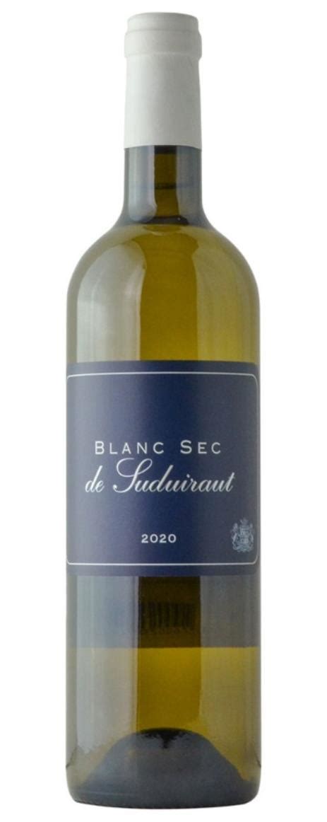 Buy 2020 Chateau Suduiraut Le Blanc Sec De Suduiraut 750ML Online