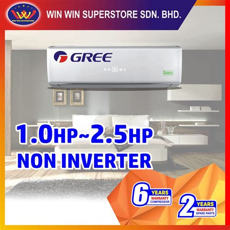 GREE 1HP Non Inverter Lomo N Series Aircond GWC09QB Shopee Malaysia