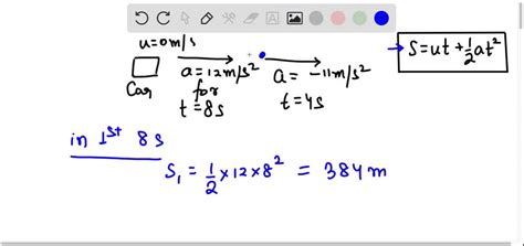 Solved A Car Starting From Rest Accelerates Uniformly From Zero To