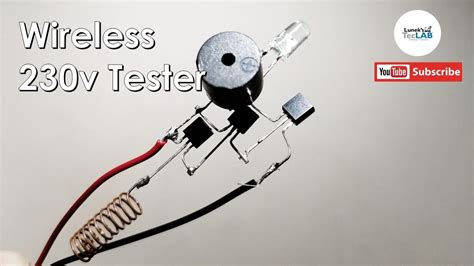 How To Make Wireless 230v Tester Bc547 Youtube