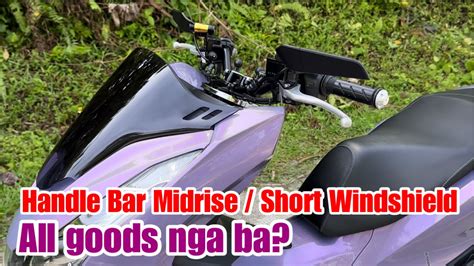 Pcx 160 Midrise Handle Bar Short Windshield Survey On My Project