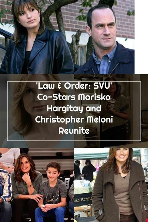 Mariska Hargitay Law Order Svu Co Stars Mariska Hargitay And