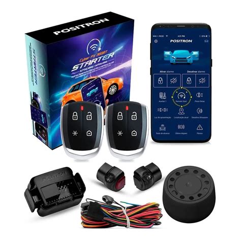 Alarme Carro Positron Cyber Px360bt App Partida Remota Shopee Brasil