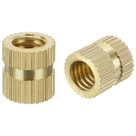 M X Mm L X Mm Od Brass Knurled Threaded Insert Embedment Nut