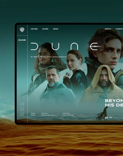 Dune. 2021. Movie Page on Behance