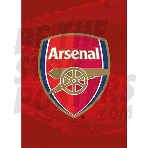 Arsenal FC Crest Cannon Poster