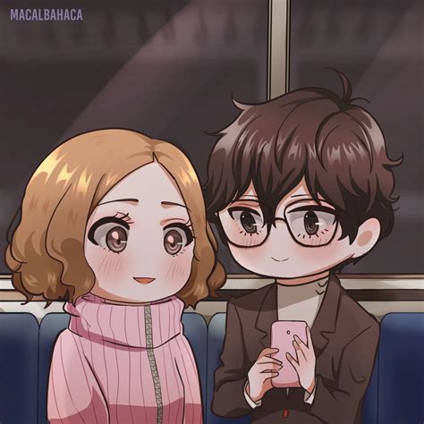 Haru Fifty Nine Haru And Joker Spending Quality Time On The Bus R