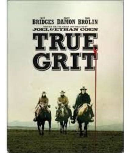 Amazon True Grit Blu Ray SteelBook Jeff Bridges Bert Matt