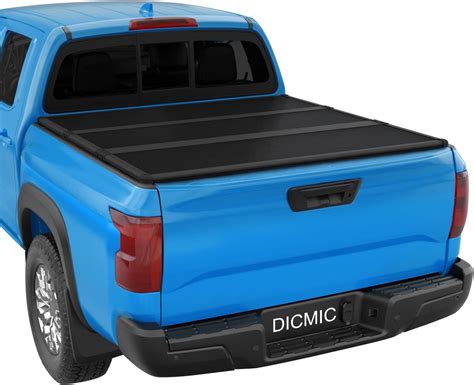 Amazon OSIAS Quad Fold Hard Truck Bed Tonneau Cover 4 Fold For